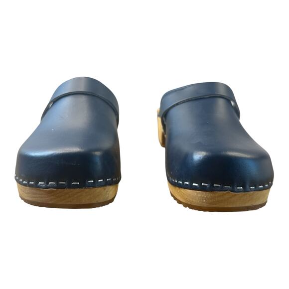 VOLLSJO ORIGINAL SWEDISH DESIGN CLOGS NAVY BLUE WOMENS SIZE 41 (11) - Picture 2 of 10
